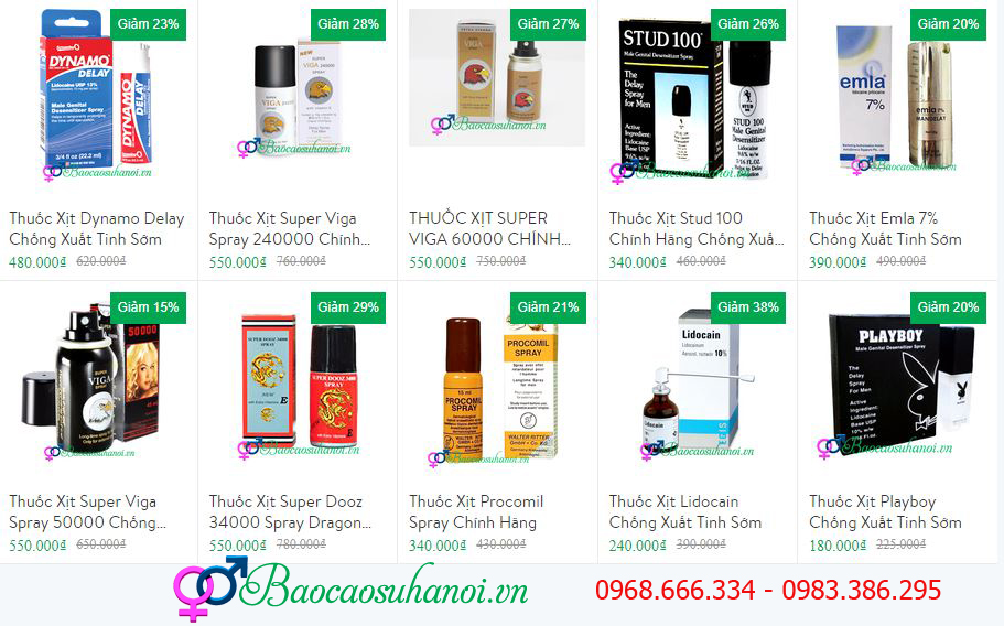 thuốc chống xuất tinh sớm ở bắc cạn