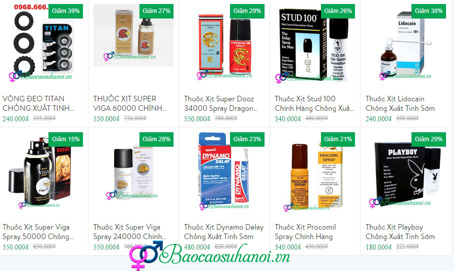 thuốc chống xuất tinh sớm ở hưng yên