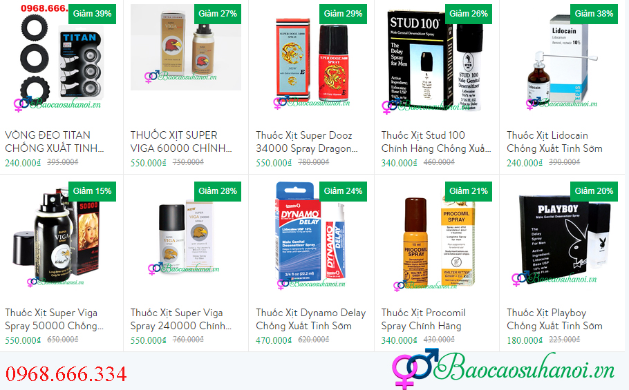 thuốc xịt procomil spray ở đống đa