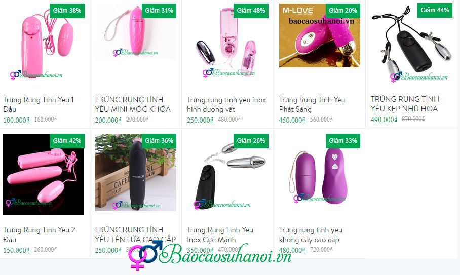 trứng rung tình yêu giá rẻ