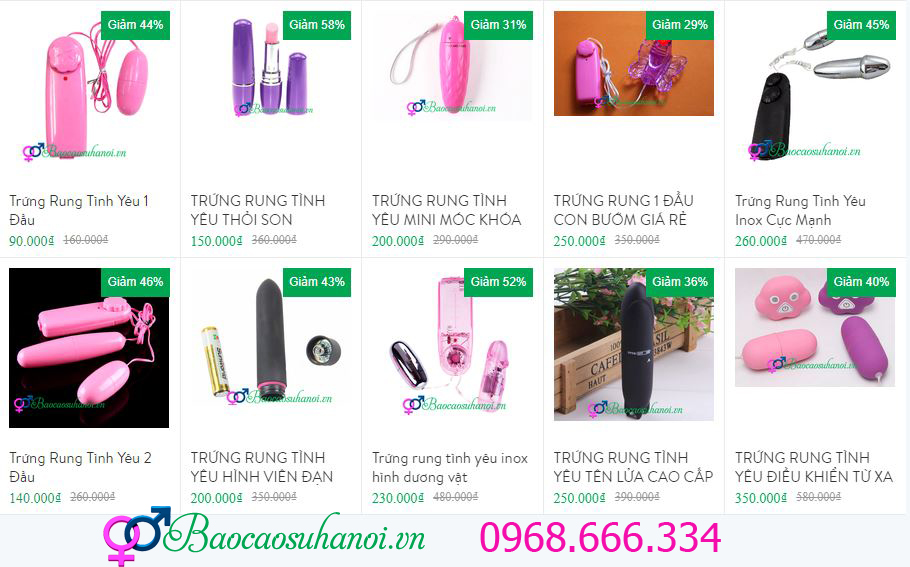 trứng rung tình dục