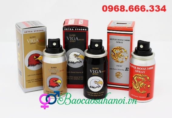 các loại thuốc xịt super viga