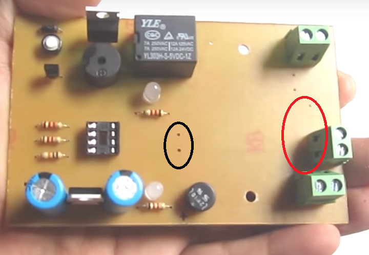 2 vị trí cấp nguồn cho biến áp