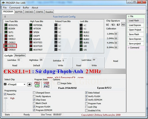 MẠCH NẠP ISP 89/AVR