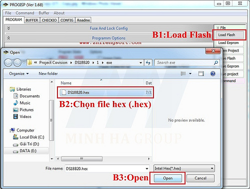 MẠCH NẠP ISP 89/AVR