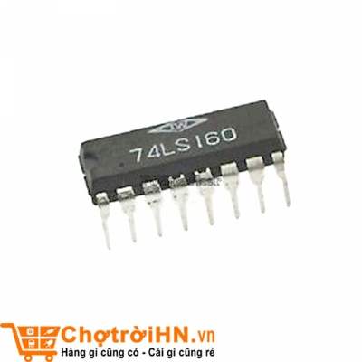 74LS160 DECADE COUNTER WITH ASYNCHRONOUS CLEAR DIP16