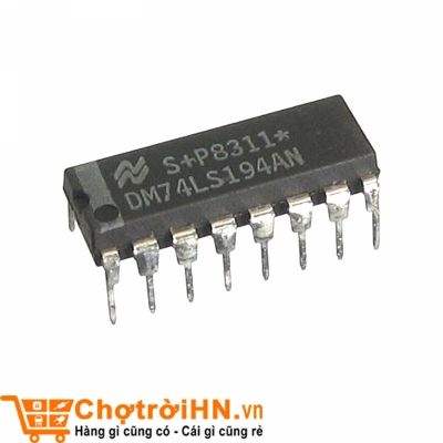 74LS194 4-BIT BI-DIRECTIONAL SHIFT REGISTER DIP16