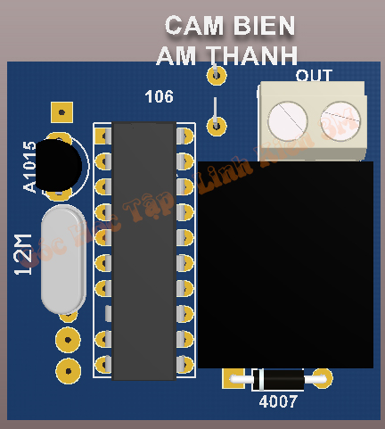 Mạch bật tắt thiết bị bằng tiếng vỗ tay cực đơn giản