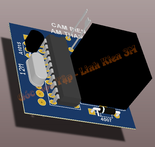 Mạch bật tắt thiết bị bằng tiếng vỗ tay cực đơn giản