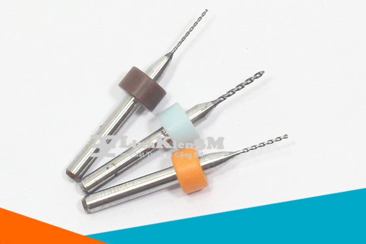Bộ 3 mũi khoan CNC 0.6-0.8-1.0mm