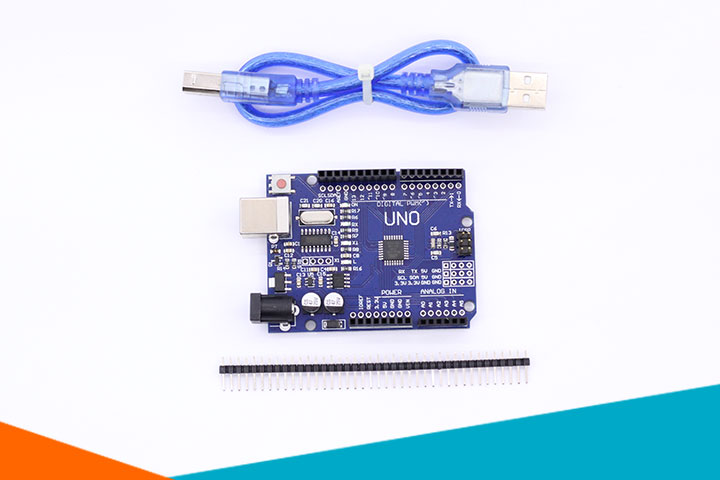 Kit Arduino Uno R3 Chíp CH340G dán