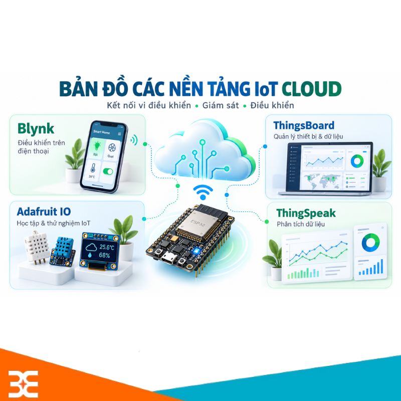 Bản Đồ Các Nền Tảng IoT Cloud Hiện Nay