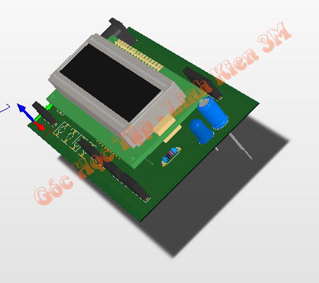mô phỏng mạch Băng truyền dùng động cơ Step + Pic 16F877A hiển thị LCD1602 