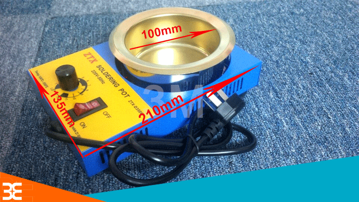 Kích thước cỉa bế nấu thiếc 350W