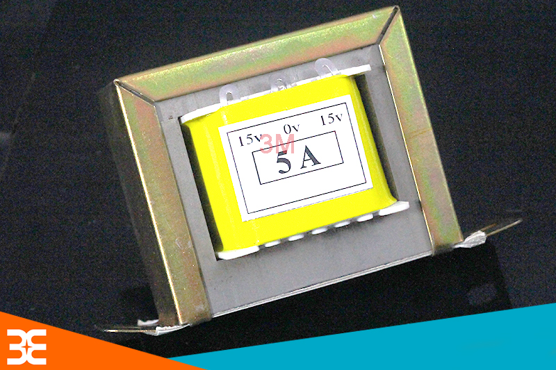 Điện áp ra của biến áp đối xứng 15V