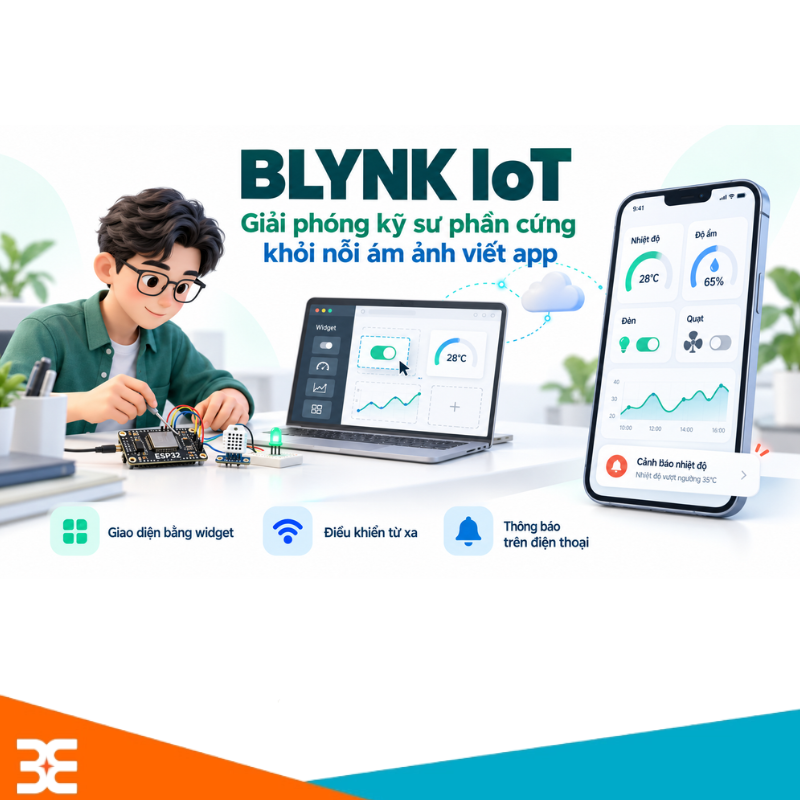 Blynk IoT – Giải Phóng Kỹ Sư Phần Cứng Khỏi Nỗi Ám Ảnh Viết App