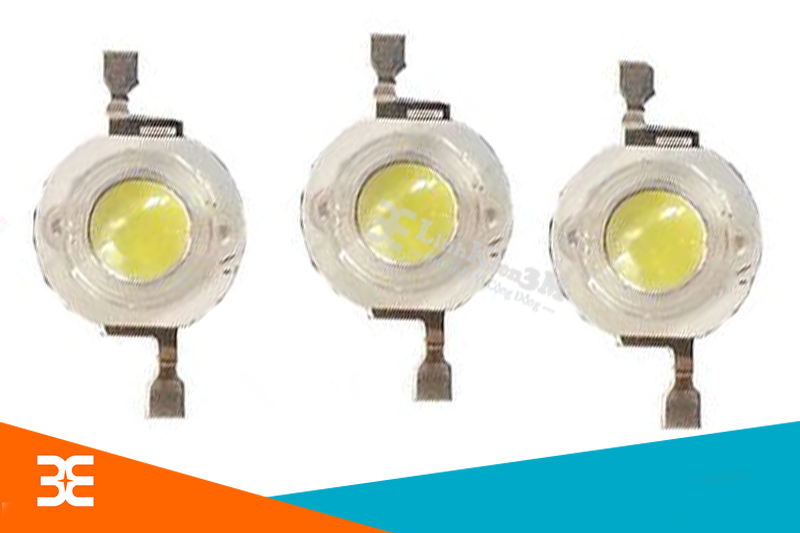 3 đèn Led Công Suất Siêu Sáng 3W Vàng Ấm