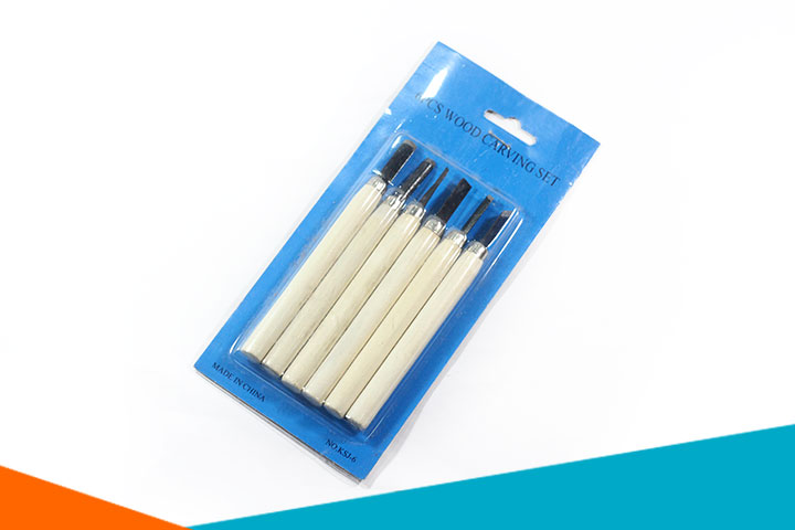 Bộ Dao Tiện 6 Chiếc Cán Gỗ