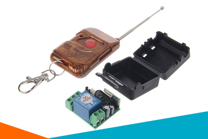 Bộ Học Lệnh 1 Kênh 12V RF315Mhz + Tay Phát