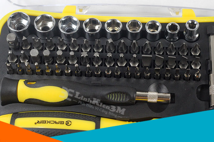 Bộ tua vít được làm bằng hợp kim thép cao cấp, chắc chắn