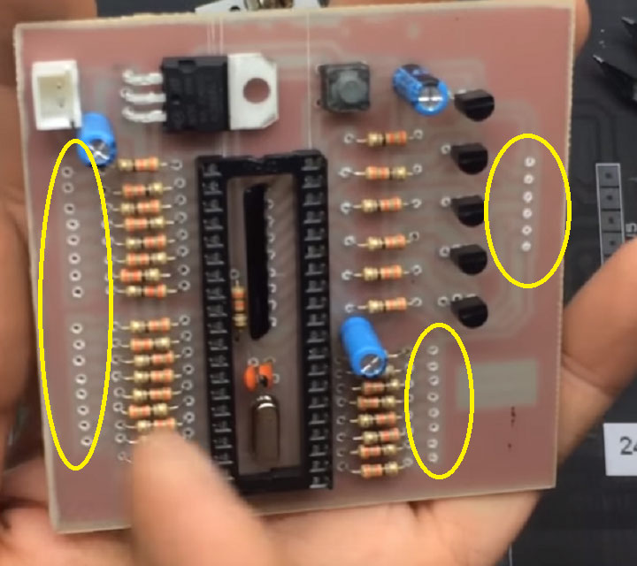 Sơ đồ chân lắp jump vào mạch