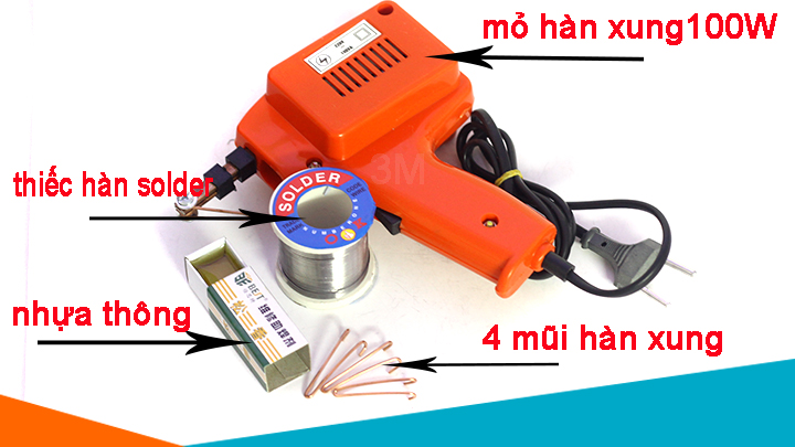 Bộ 4 món mỏ hàn xung 100W