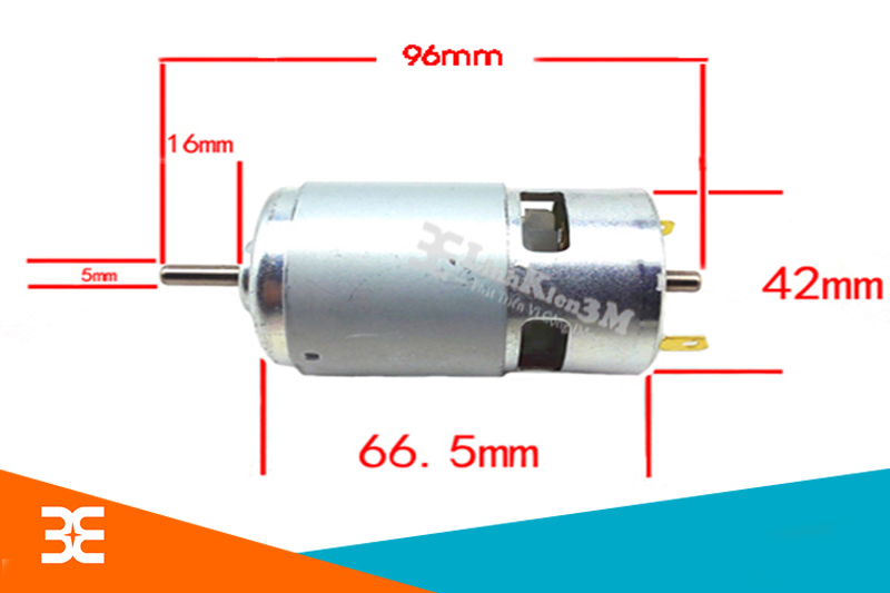 kích thước động cơ