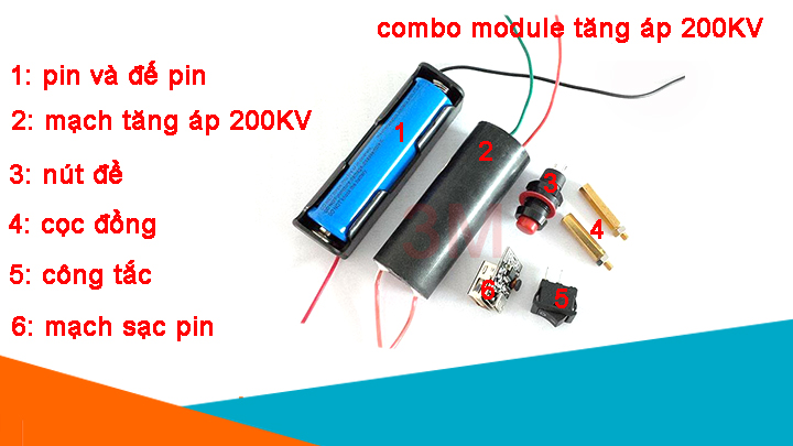 Combo mạch tăng áp 200KV