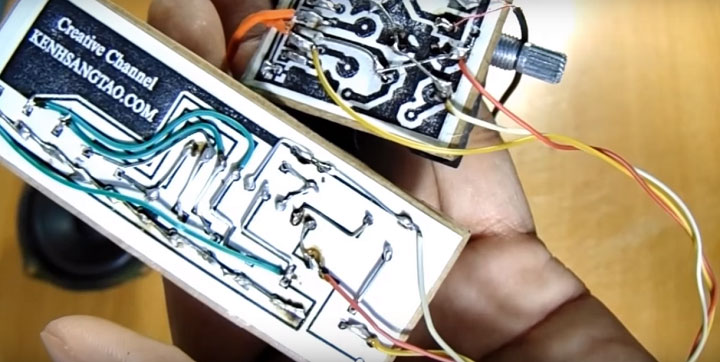 Đấu dây vào mạch amply