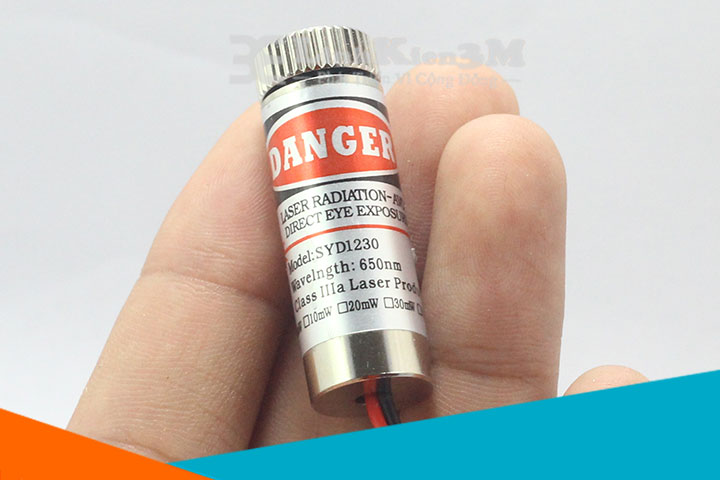 Đầu Phát Laser HLM1230 5mW 650nm kích thước nhỏ gọn
