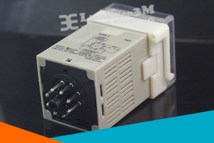 Rơ Le Thời Gian DH48S-S 220VAC 0.1S-99H  Chính Hãng