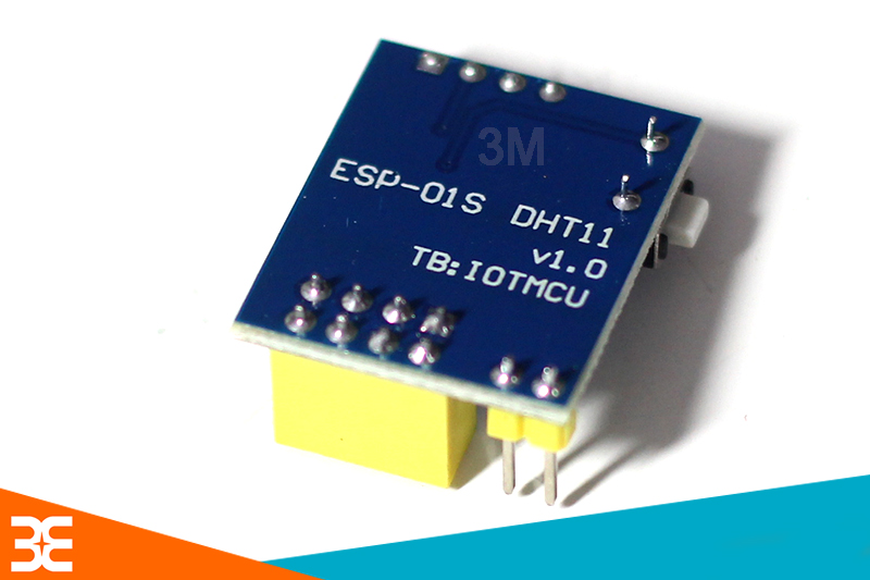 Mặt sau của Module cảm biến DHT11 esp8266-01s