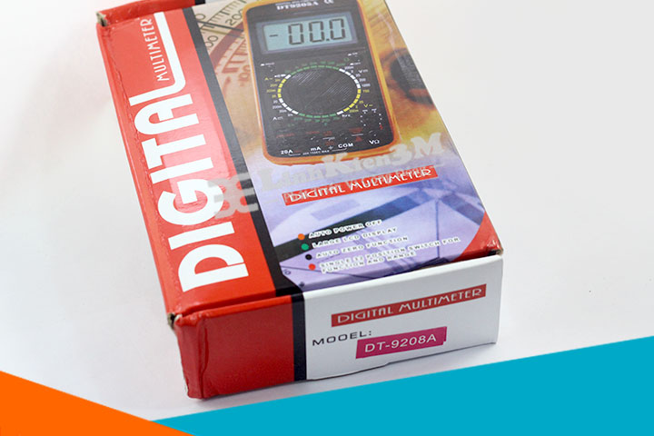 Hộp Đồng Hồ Đo Vạn Năng DT-9208A