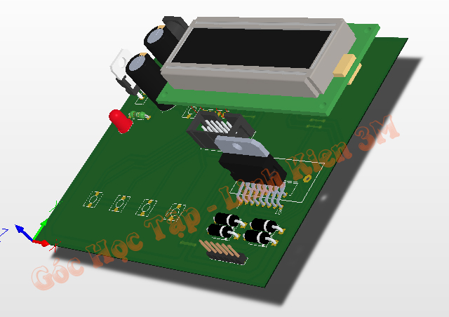 mô phỏng Mạch đo tốc độ động cơ Encoder hiển thị lên LCD1602