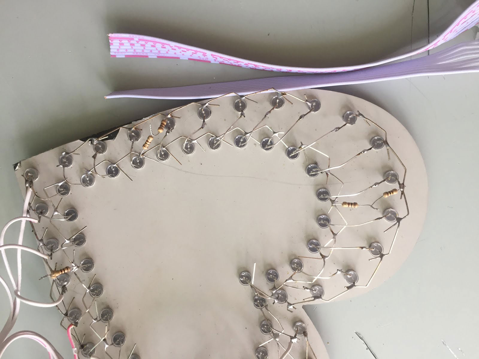 Hàn 32 chân chung của 2 vòng bằng dây Bus