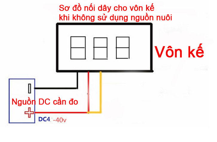 huong dan su dung Vôn Kế Điện Tử