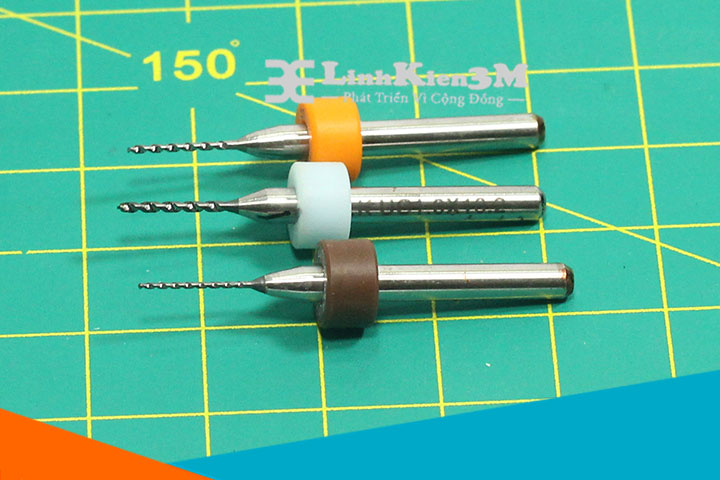 Bộ 3 mũi khoan CNC 0.6-0.8-1.0mm giá rẻ