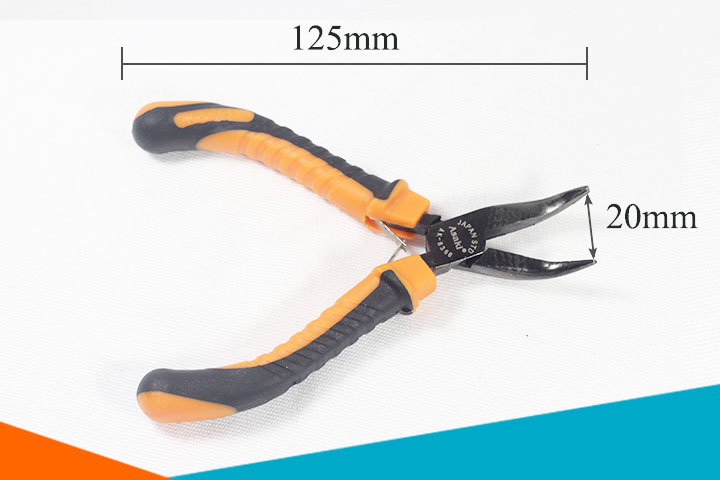 Kìm Nhọn Cong Asaki Ak-8366