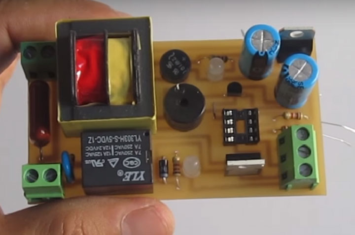 Linh kiên được lắp hoàn chỉnh