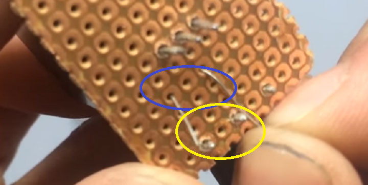 Lắp điện trở vào mạch