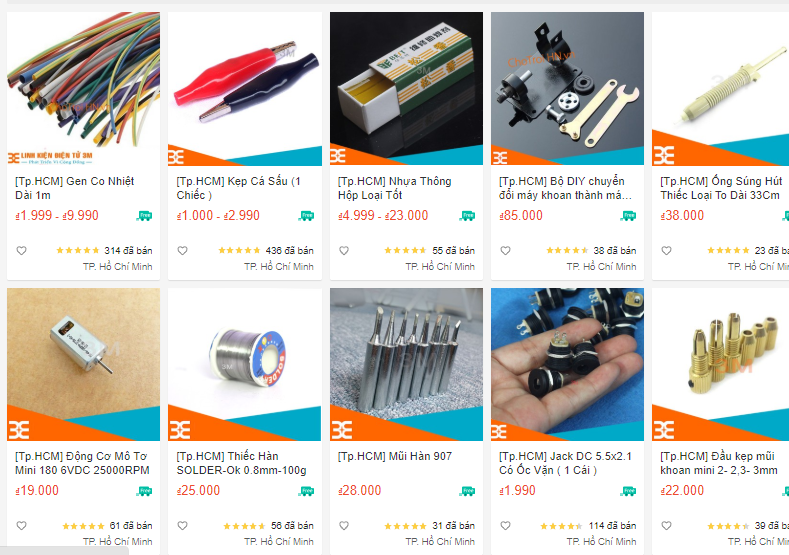 Shopee Linh Kiện Điện Tử 3M ở HCM