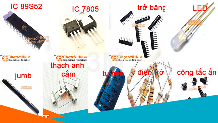 Các linh kiện cần thiết