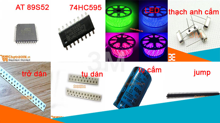 Các linh kiện cần thiết