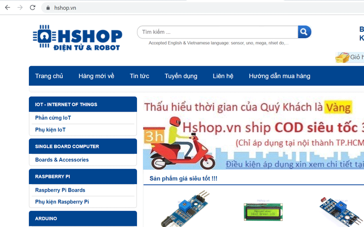 mua linh kiện điện tử