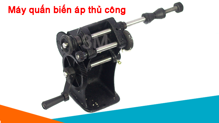 Mặt sau của máy quấn dây đồng thủ công