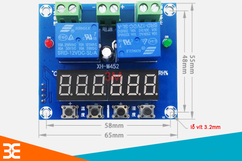 Module Khống Chế Nhiệt Độ - Độ Ẩm XH-M452 7