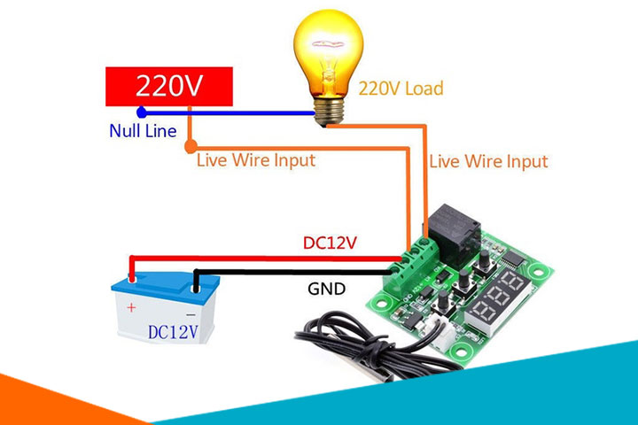 Module Khống Chế Nhiệt Độ W1209 1