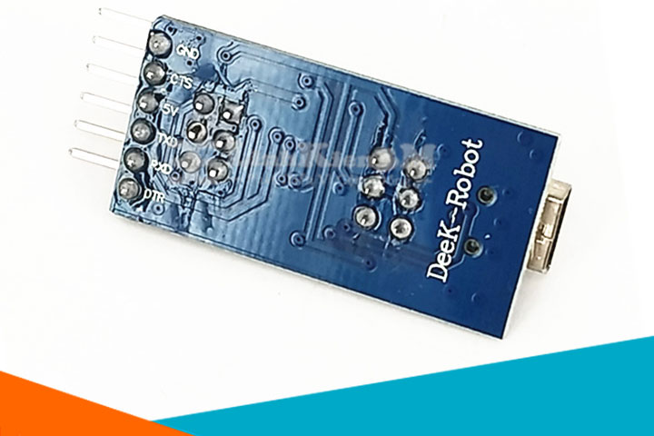 Mặt Sau MODULE USB TO COM FT232RL Basic