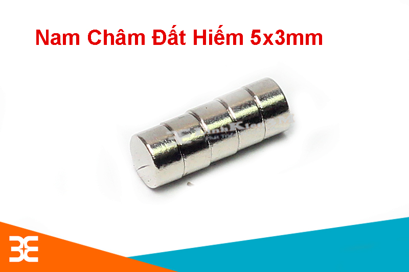 Nam Châm Đất Hiếm 5x3mm 1