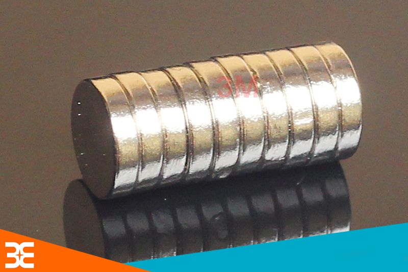 Nam châm đất hiếm hình tròn 8x2